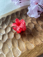 Mini haarklem | Roze bloem