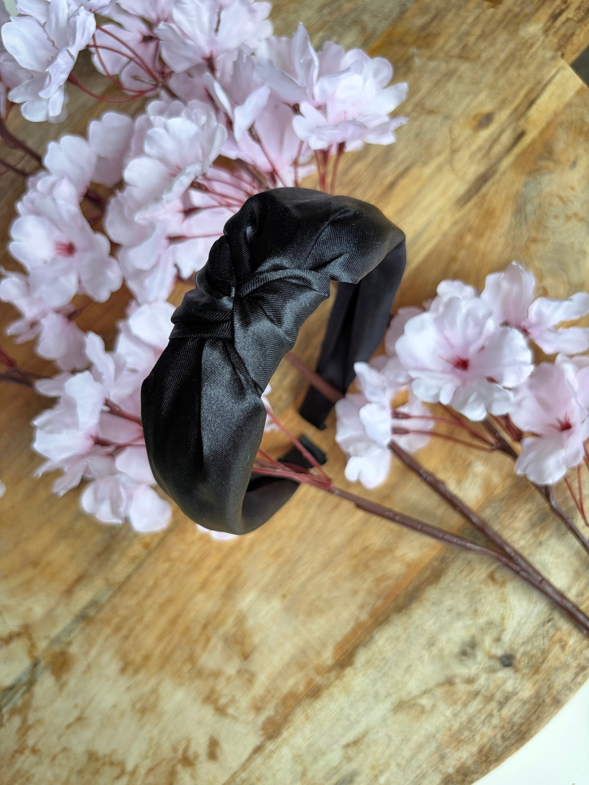 Diadeem | Black Satin