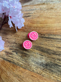 Mini haarelastiekjes | Smiley roze