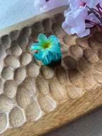 Mini haarklem | Blauwe bloem