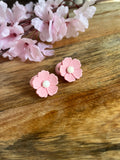 Mini haarelastiekjes bloem | Roze