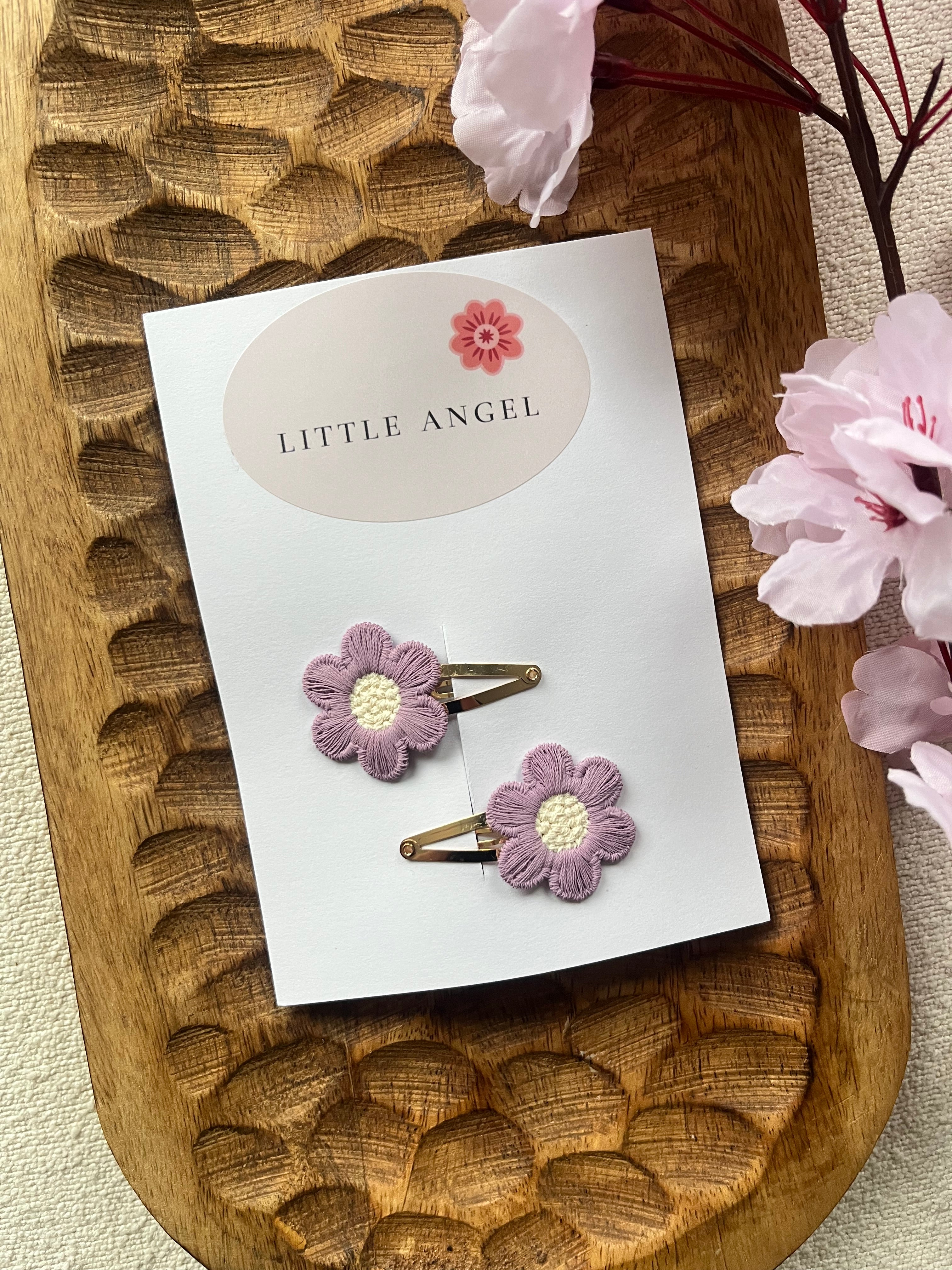 Klikklak set | Zachte bloem paars