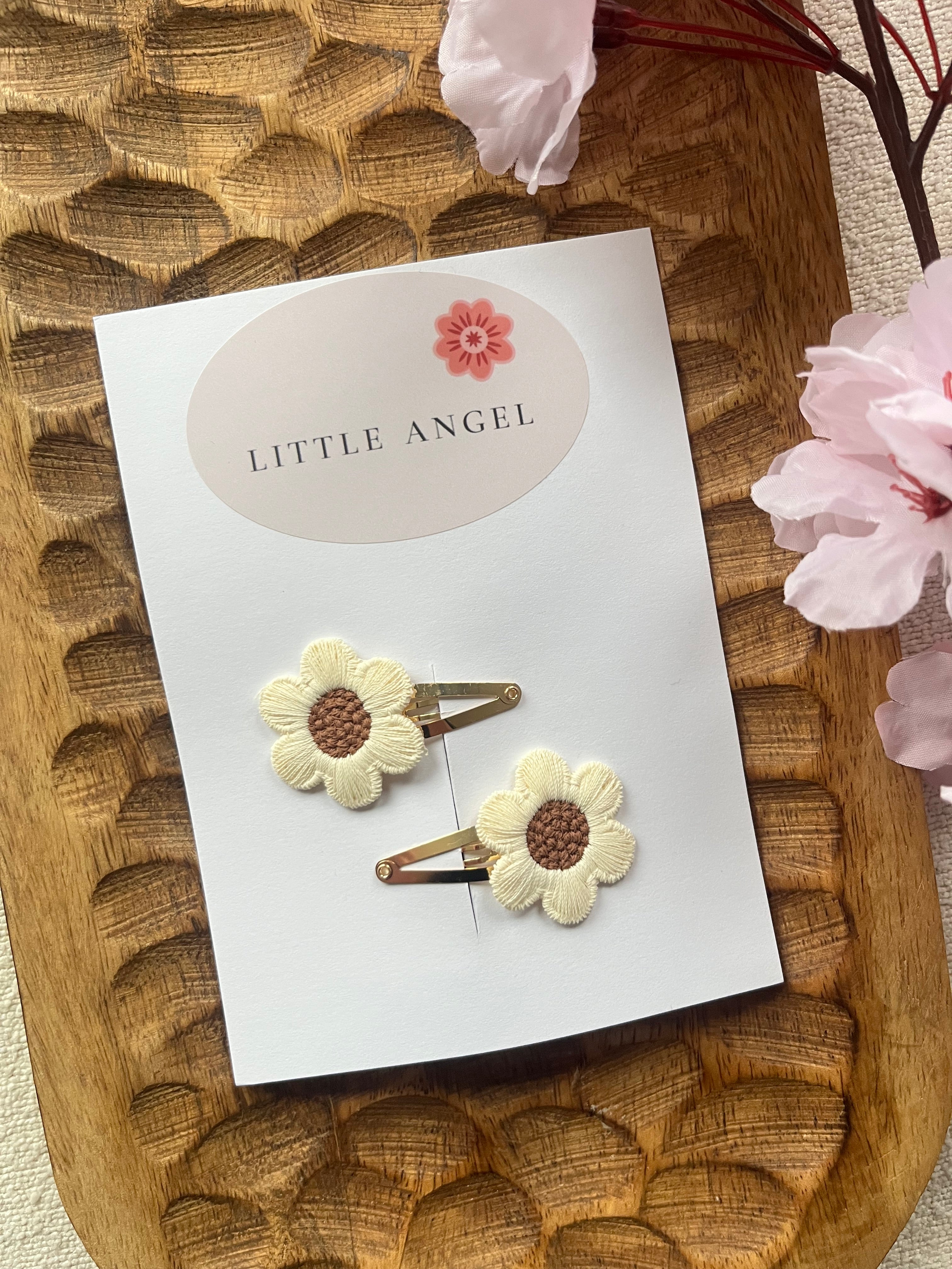 Klikklak set | Zachte bloem beige