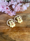 Set haarelastiekjes | Beertje beige