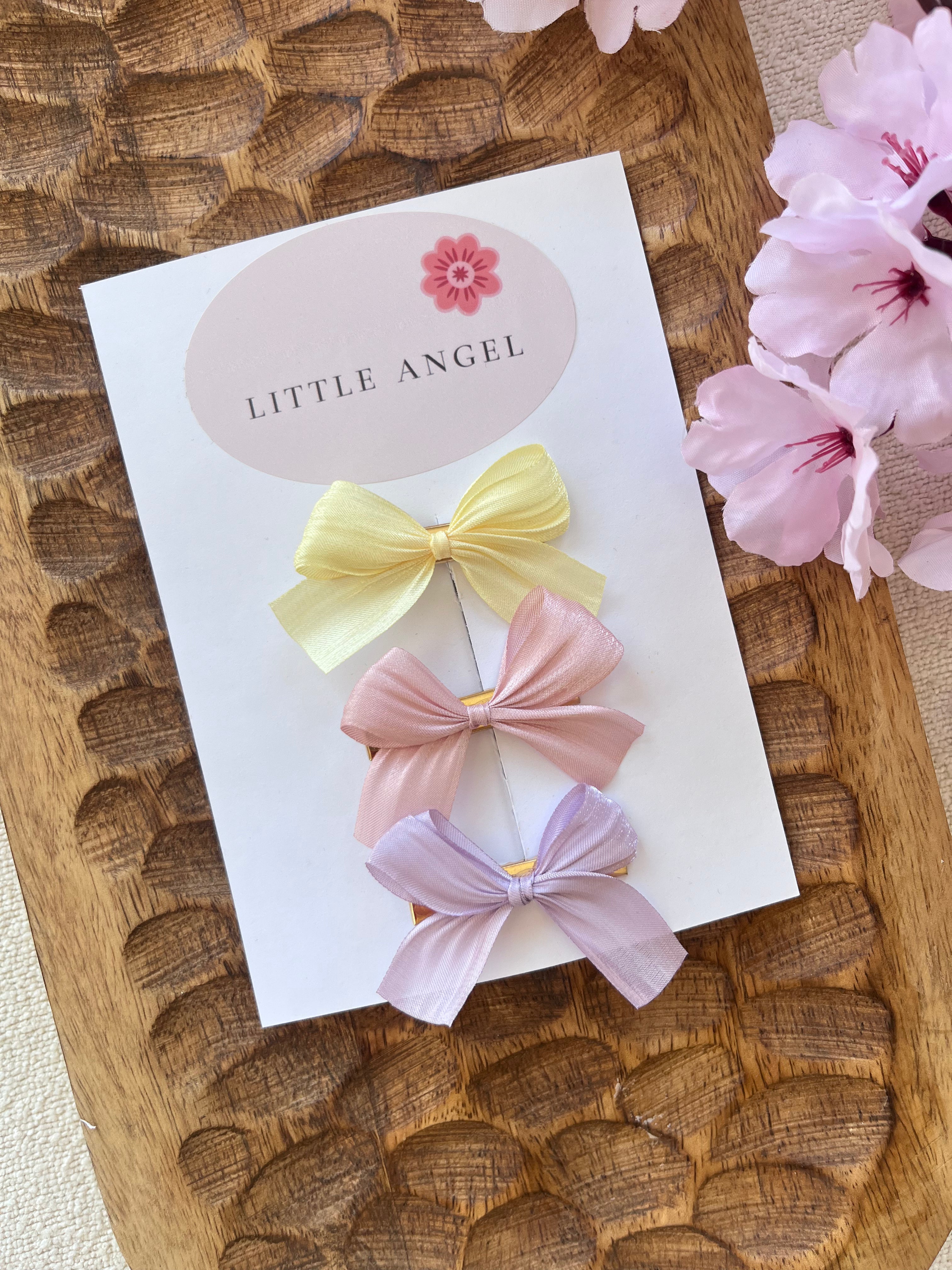 Linnen strikjes | Pastel kleurtjes