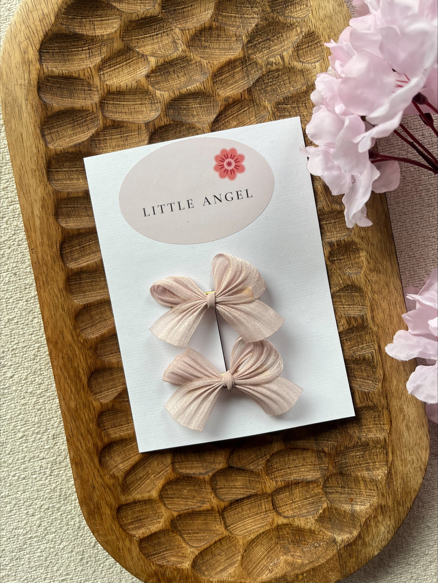 Linnen strikje | Beige